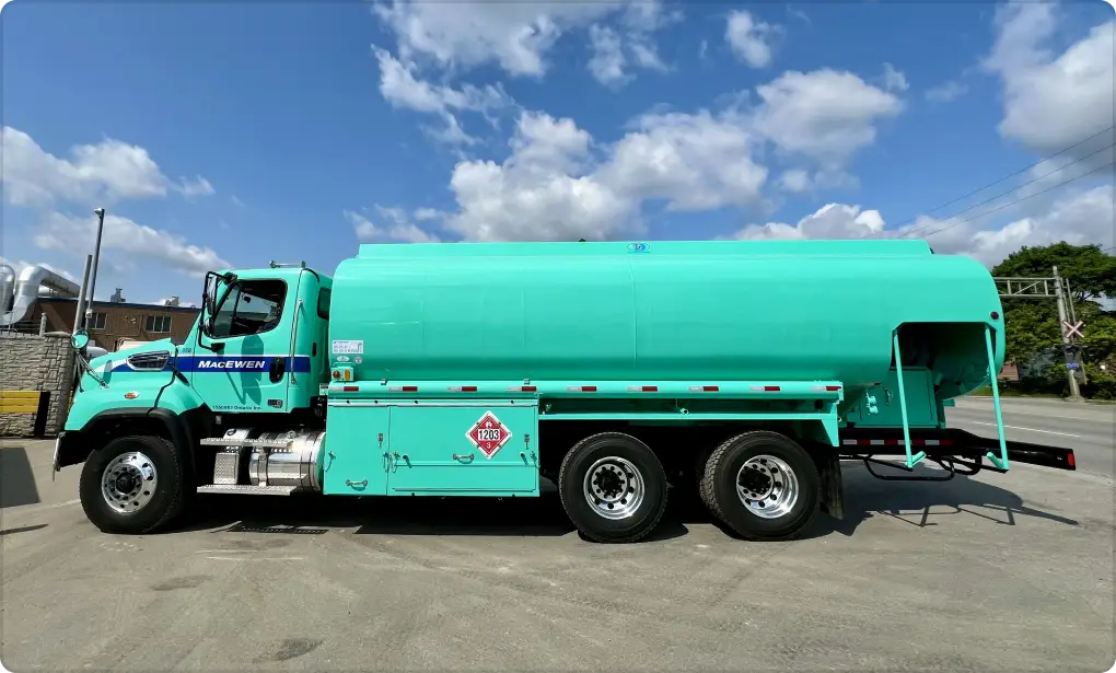 full wrapped fuel truck